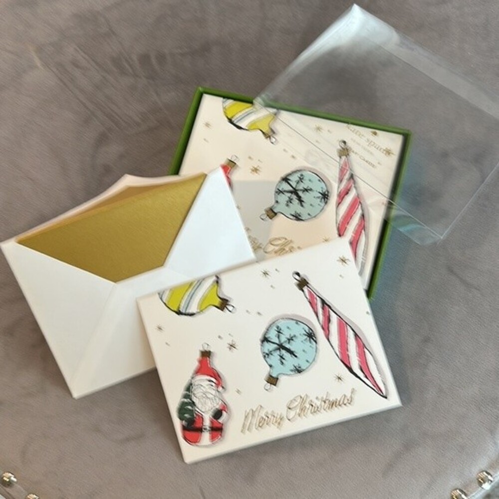 Kate Spade ♠️ Vintage Ornament Holiday Card Set
